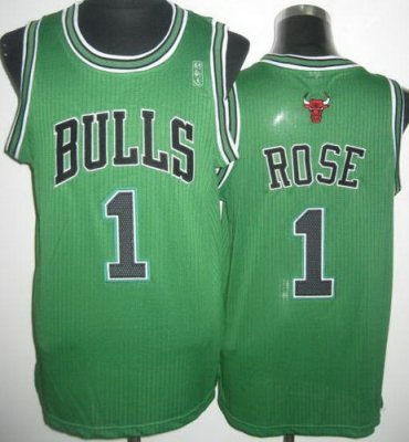 Chicago Bulls 1 Derrick Rose Green Revolution 30 NBA Jerseys