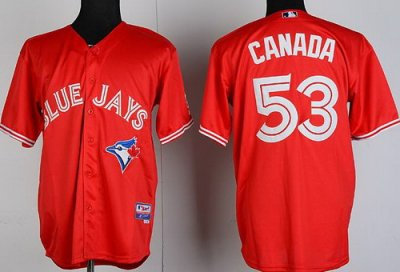 MLB Jerseys Toronto Blue Jays 53 Melky Cabrera Canada Day Red