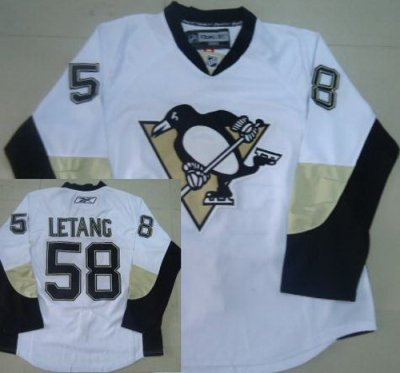 Pittsburgh Penguins 58 Kris Letang White NHL Jerseys Pittsburgh Penguins 58 Kris Letang White NHL Jerseys