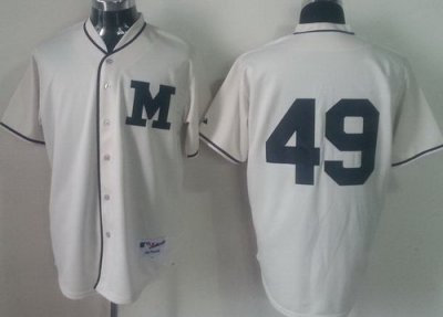 Milwaukee Brewers 49 Yovani Gallardo Cream MLB Jerseys 2013 New Style Milwaukee Brewers 49 Yovani Gallardo Cream MLB Jerseys 2013 New Style