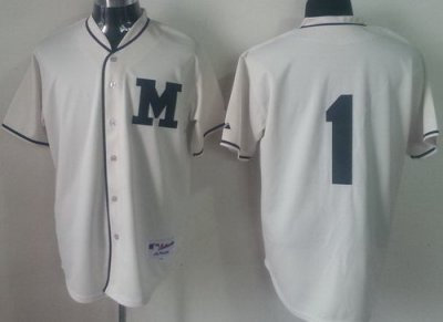 Milwaukee Brewers 1 Hart Cream MLB Jerseys 2013 New Style