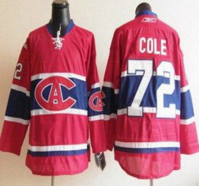 Montreal Canadiens 72 Erik Cole Red NHL Jerseys CA