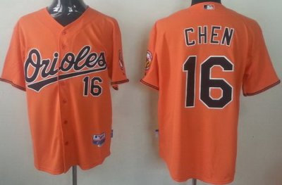 Baltimore Orioles 16 Wei-Yin Chen Orange MLB Jerseys Baltimore Orioles 16 Wei-Yin Chen Orange MLB Jerseys