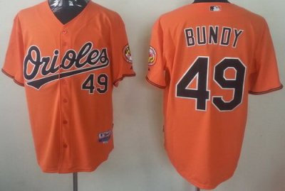 Baltimore Orioles 49 Dylan Bundy Orange MLB Jersey Baltimore Orioles 49 Dylan Bundy Orange MLB Jersey