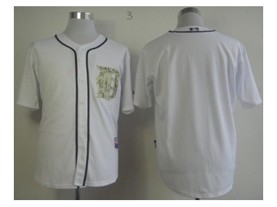 mlb jerseys detroit tigers blank white(number camo)