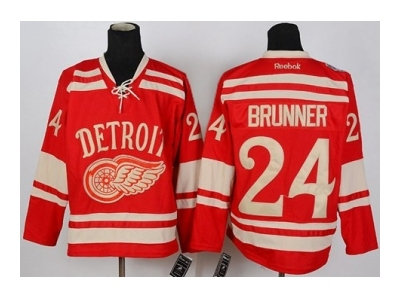 nhl jerseys detroit red wings #24 brunner red(2014 winter classic)(brunner)