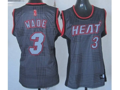 women nba miami heat #3 wade black women nba miami heat #3 wade black