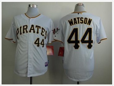 Pittsburgh Pirates #44 Tony Watson White Cool Base Stitched Baseball Jersey