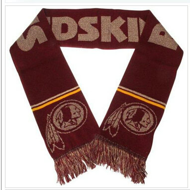 Washington Redskins Ladies Metallic Thread Scarf Red