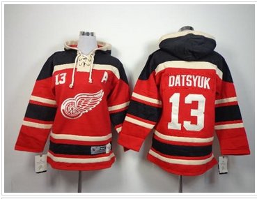 Youth NHL Red Wings #13 Pavel Datsyuk Red Sawyer Hooded Sweatshirt Jersey Youth NHL Red Wings #13 Pavel Datsyuk Red Sawyer Hooded Sweatshirt Jersey