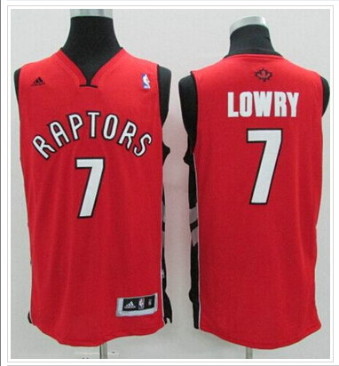 Revolution 30 Toronto Raptors #7 Kyle Lowry Red Stitched NBA Jersey