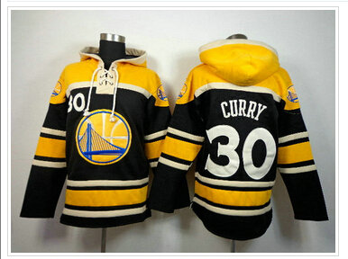 Golden State Warriors #30 Stephen Curry Black Pullover NBA Hoodie