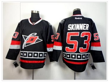 Carolina Hurricanes #53 Jeff Skinner Black Third Stitched NHL Jersey