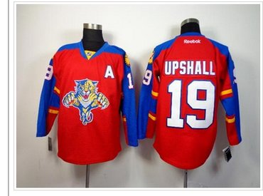 Florida Panthers #19 Scottie Upshall Red Stitched NHL Jersey
