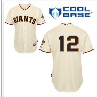 San Francisco Giants #12 Joe Panik Cream Home Cool Base Baseball Jersey
