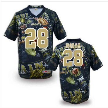 New Orleans Saints #28 Keenan Lewis Stitched NFL Elite Fanatical Version Jersey (1)