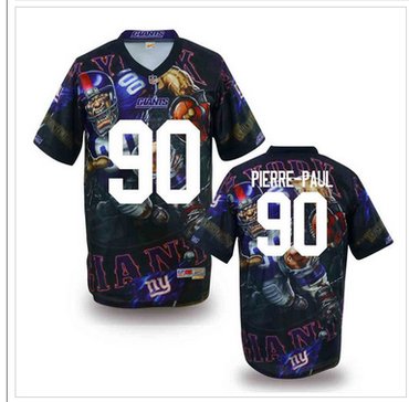 New York Giants #90 Jason Pierre-Paul Stitched NFL Elite Fanatical Version Jersey (1)
