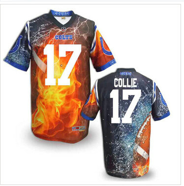 Indianapolis Colts #17 Austin Collie Stitched NFL Elite Fanatical Version Jersey (9)
