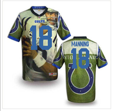 Indianapolis Colts #18 Peyton Manning Stitched NFL Elite Fanatical Version Jersey (5)