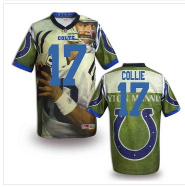 Indianapolis Colts #17 Austin Collie Stitched NFL Elite Fanatical Version Jersey (5)