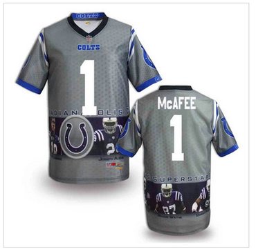 Indianapolis Colts #1 Pat McAfee Stitched NFL Elite Fanatical Version Jersey (5)