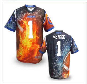 Indianapolis Colts #1 Pat McAfee Stitched NFL Elite Fanatical Version Jersey (8)