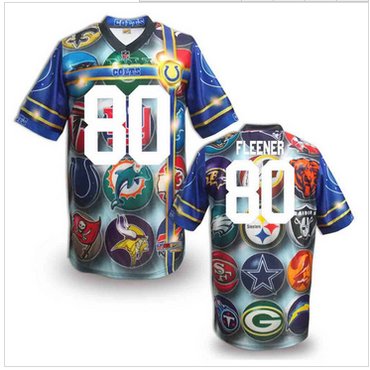 Indianapolis Colts #80 Coby Fleener Stitched NFL Elite Fanatical Version Jersey (7)
