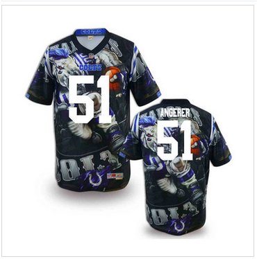 Indianapolis Colts #51 Pat Angerer Stitched NFL Elite Fanatical Version Jersey (1)