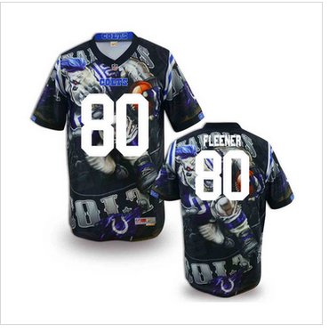 Indianapolis Colts #80 Coby Fleener Stitched NFL Elite Fanatical Version Jersey (1)