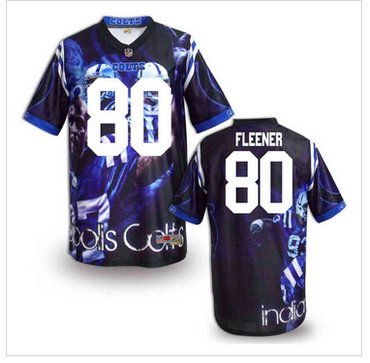 Indianapolis Colts #80 Coby Fleener Stitched NFL Elite Fanatical Version Jersey (4)