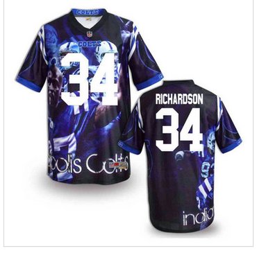 Indianapolis Colts #34 Trent Richardson Stitched NFL Elite Fanatical Version Jersey (4)