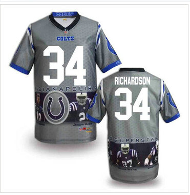 Indianapolis Colts #34 Trent Richardson Stitched NFL Elite Fanatical Version Jersey (6)