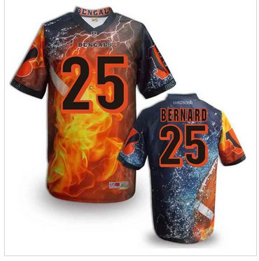 Cincinnati Bengals #25 Giovani Bernard Stitched NFL Elite Fanatical Version Jersey (12)