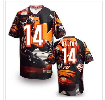 Cincinnati Bengals #14 Andy Dalton Stitched NFL Elite Fanatical Version Jersey (9)