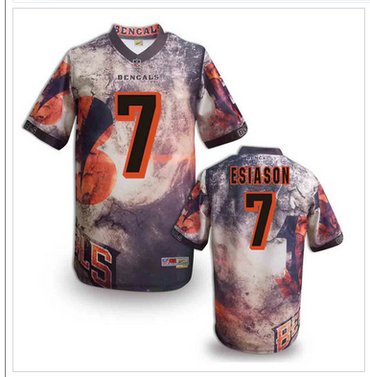 Cincinnati Bengals #7 Boomer Esiason Stitched NFL Elite Fanatical Version Jersey (11)