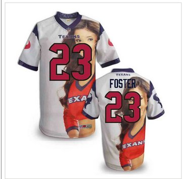 Houston Texans #23 Arian Foster Stitched NFL Elite Fanatical Version Jersey (12)