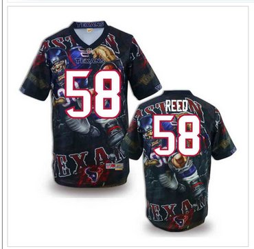 Houston Texans #58 Brooks Reed Stitched NFL Elite Fanatical Version Jersey (1)