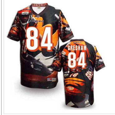 Cincinnati Bengals 84# Jermaine Gresham Stitched NFL Elite Fanatical Version Jersey (9)