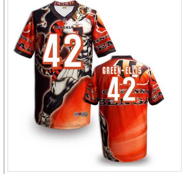 Cincinnati Bengals 42# Green-Ellis Stitched NFL Elite Fanatical Version Jersey (6)
