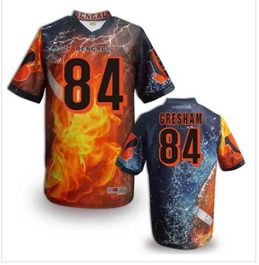 Cincinnati Bengals 84# Jermaine Gresham Stitched NFL Elite Fanatical Version Jersey (12)