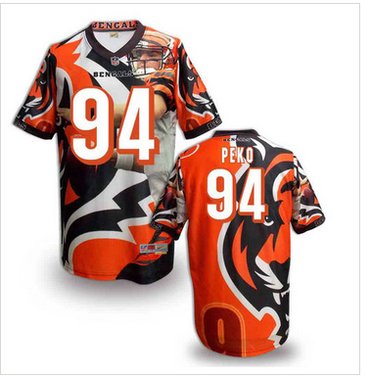 Cincinnati Bengals #94 Domata Peko Stitched NFL Elite Fanatical Version Jersey (5)