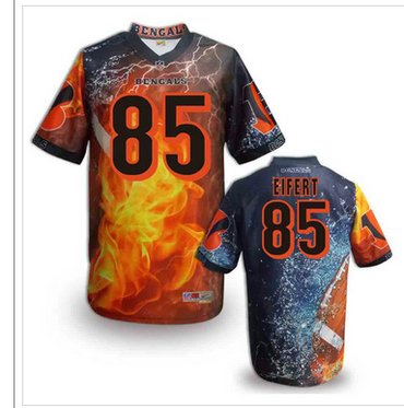 Cincinnati Bengals 85# Tyler Eifert Stitched NFL Elite Fanatical Version Jersey (12)