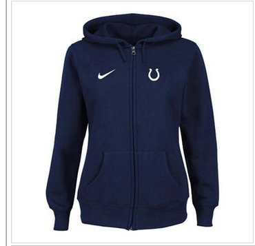 Women's NEW Indianapolis Colts Ladies Tailgater Full Zip Hoodie Blue