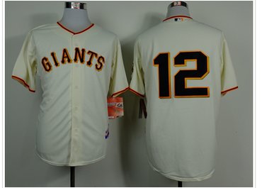 San Francisco Giants #12 Joe Panik Cream Home Cool Base Baseball Jersey