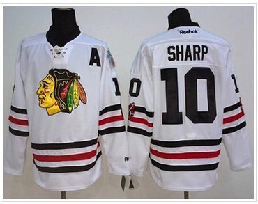 Chicago Blackhawks #10 Patrick Sharp White 2015 Winter Classic Stitched NHL Jersey