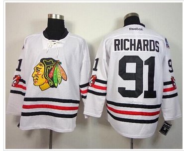 Chicago Blackhawks #91 Brad Richards White 2015 Winter Classic Stitched NHL Jersey