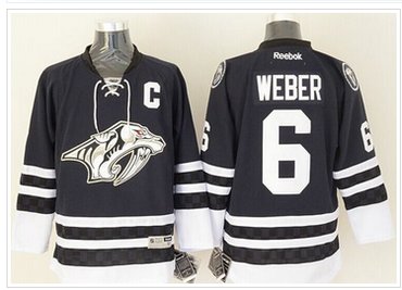 Nashville Predators #6 Shea Weber Stitched Blue Third NHL Jersey