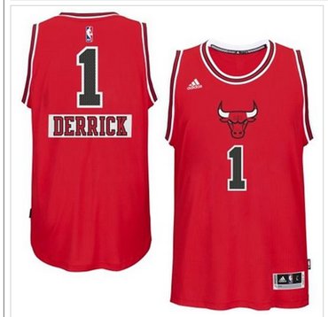 Chicago Bulls #1 Derrick Rose Red 2014-15 Christmas Day Stitched NBA Jersey