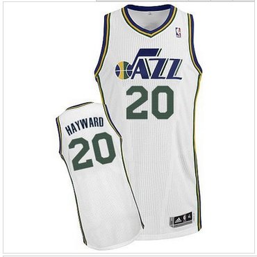 Revolution 30 Utah Jazz #20 Gordon Hayward White Stitched NBA Jersey