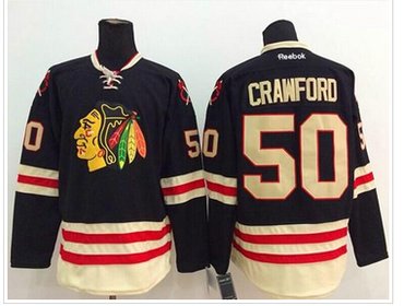 Chicago Blackhawks #50 Corey Crawford Black 2015 Winter Classic Stitched NHL Jersey Chicago Blackhawks #50 Corey Crawford Black 2015 Winter Classic Stitched NHL Jersey